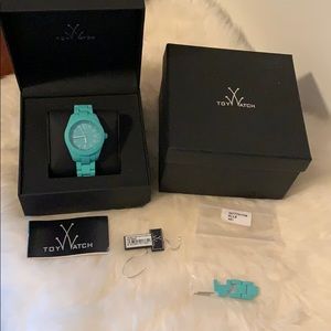 Like New ToyWatch Velvety Aqua